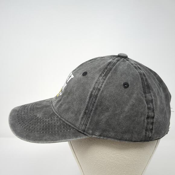 Just Dink It Slideback Baseball Cap Gray One Size Adjustable Vented Holes - Picture 3 of 8